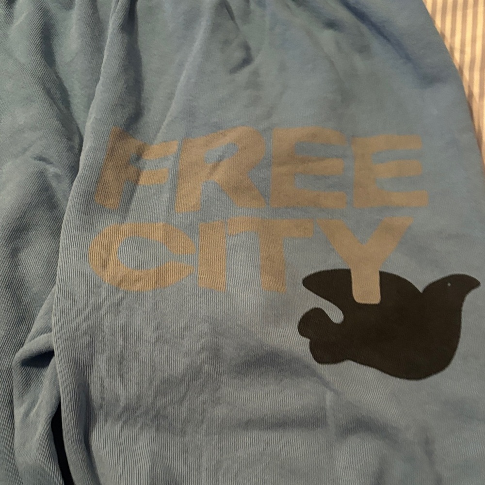 Freecity Blue Track Pants